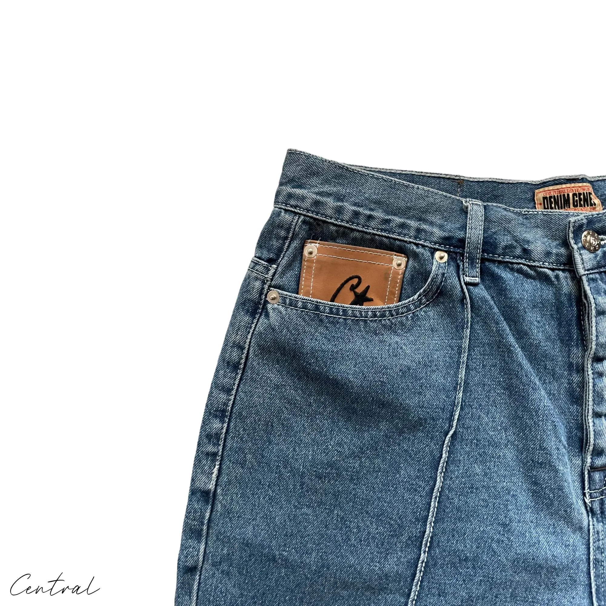 Corteiz C-Star Denim Shorts