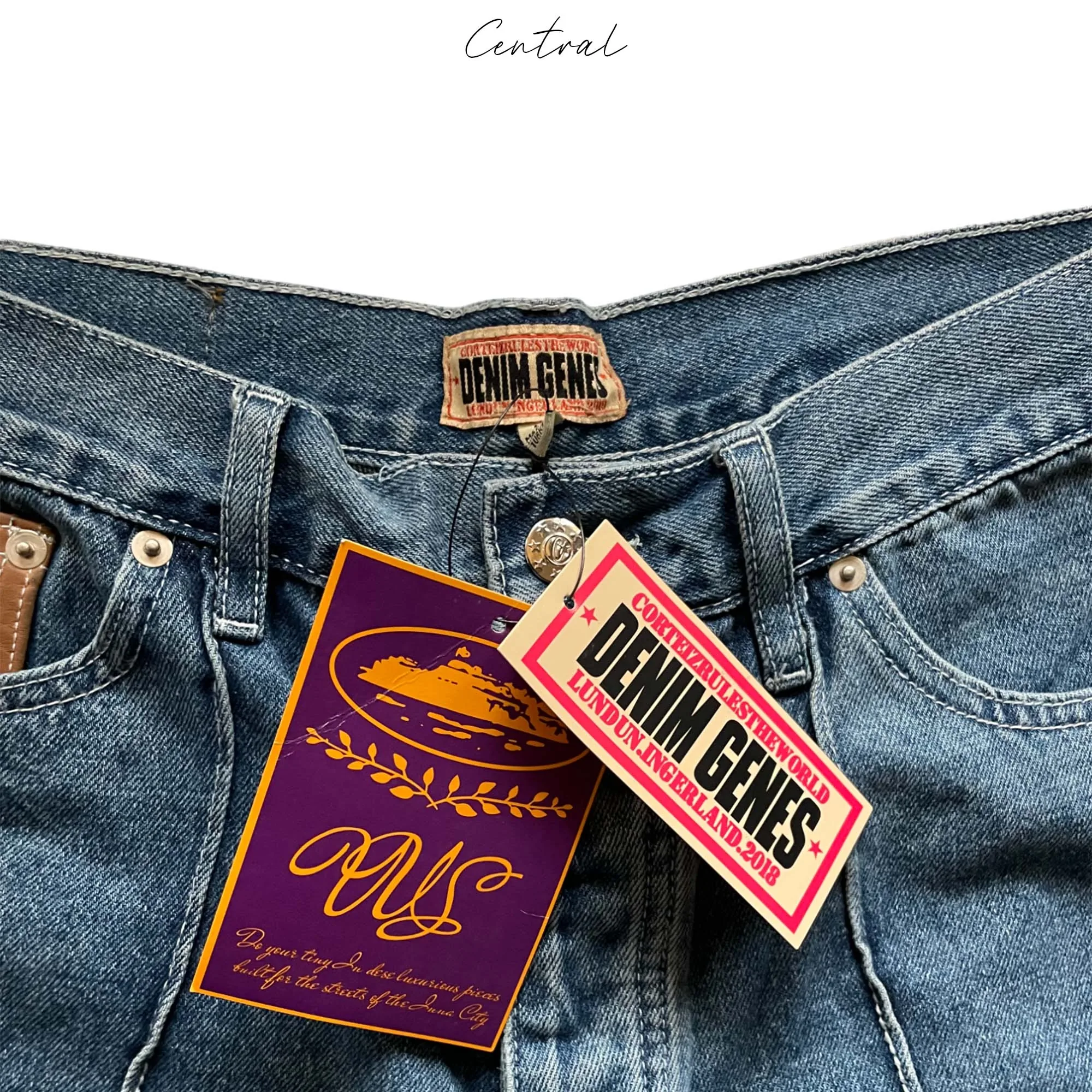 Corteiz C-Star Denim Shorts