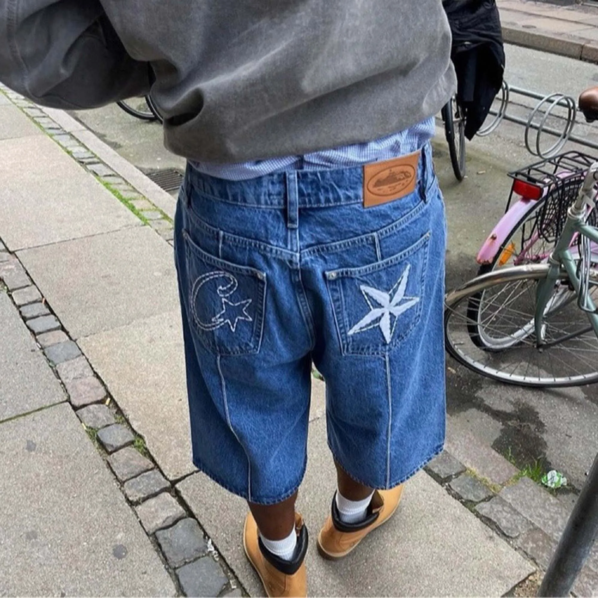 Corteiz C-Star Denim Shorts