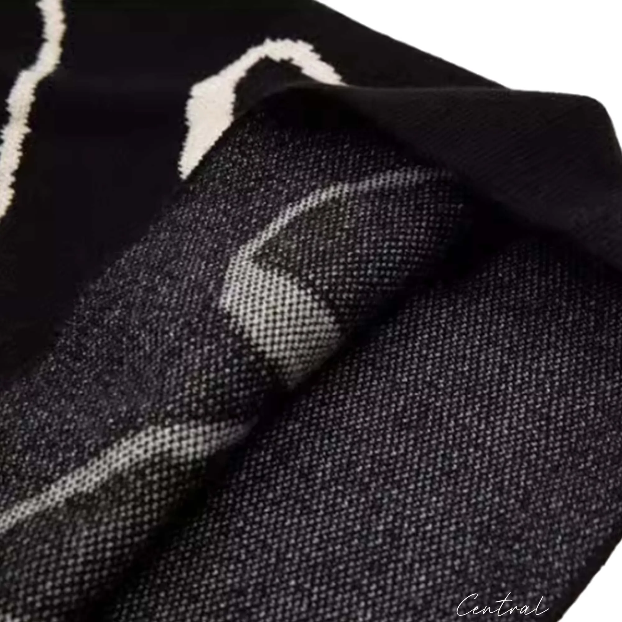 Rhude Knit Logo Short 'Black/Creme'