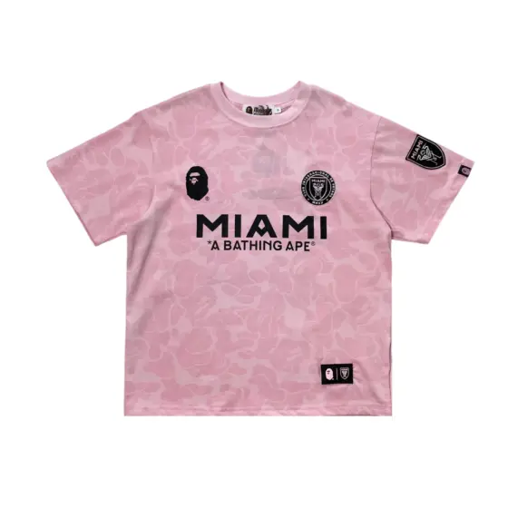 BAPE x Inter Miami Camo T-shirt - Pink