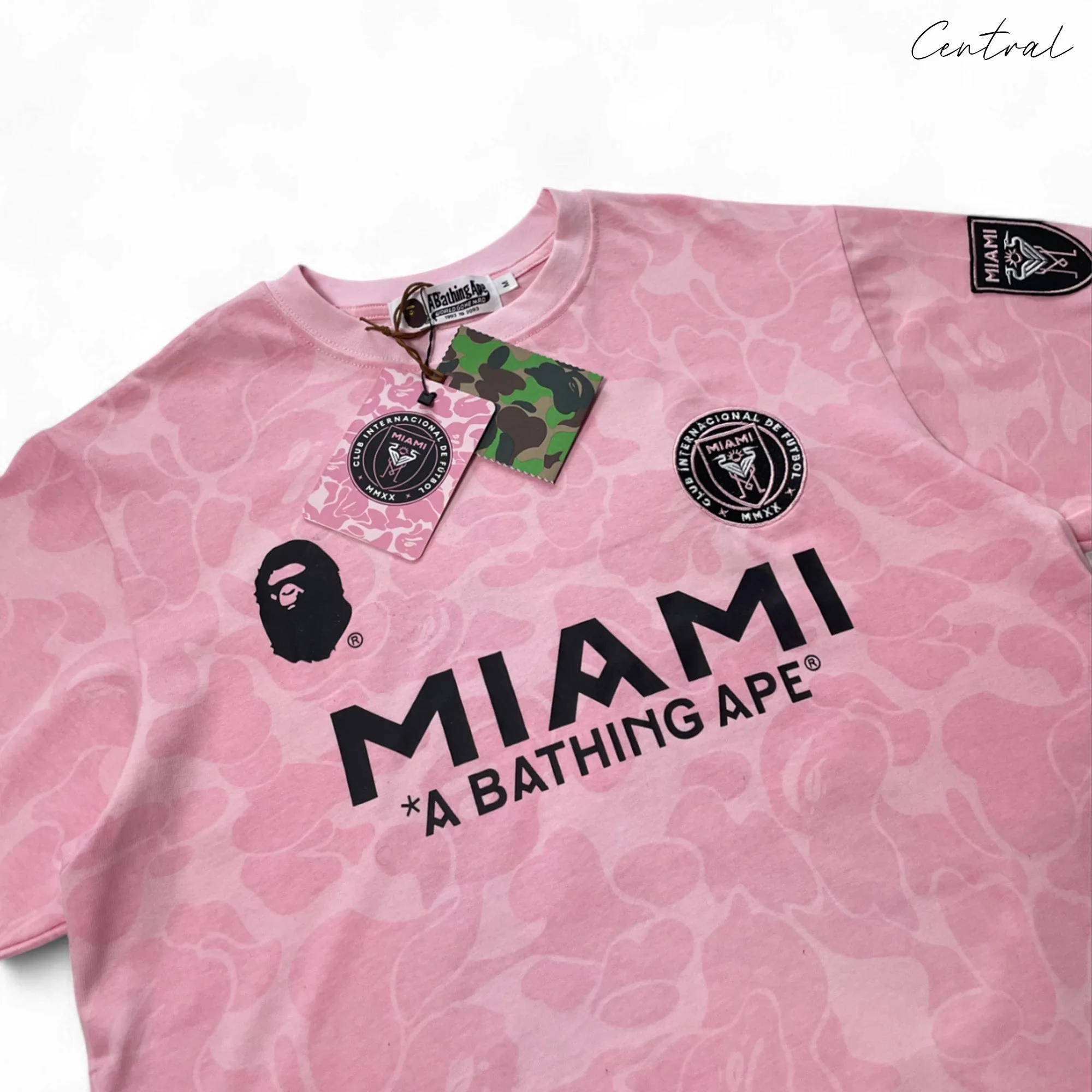 BAPE x Inter Miami Camo T-shirt - Pink