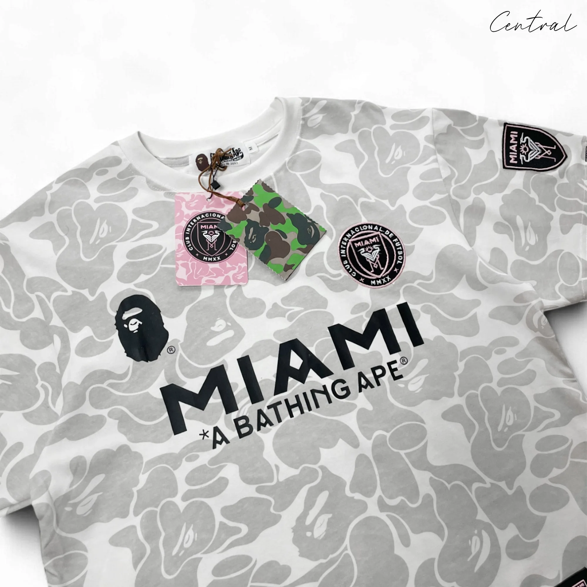 BAPE x Inter Miami Camo T-shirt - White