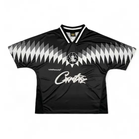 Corteiz Club RTW Football Jersey BLACK