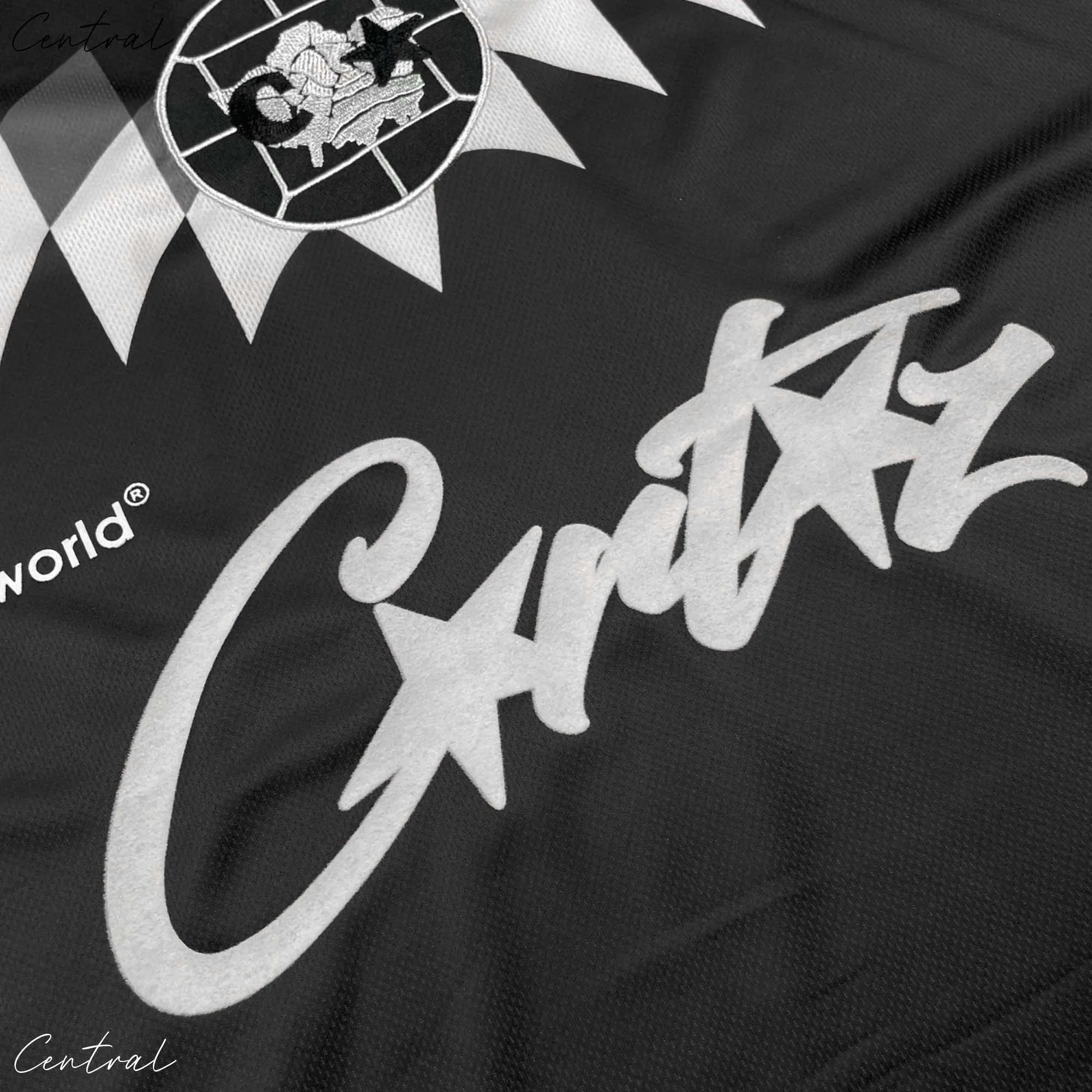 Corteiz Club RTW Football Jersey BLACK