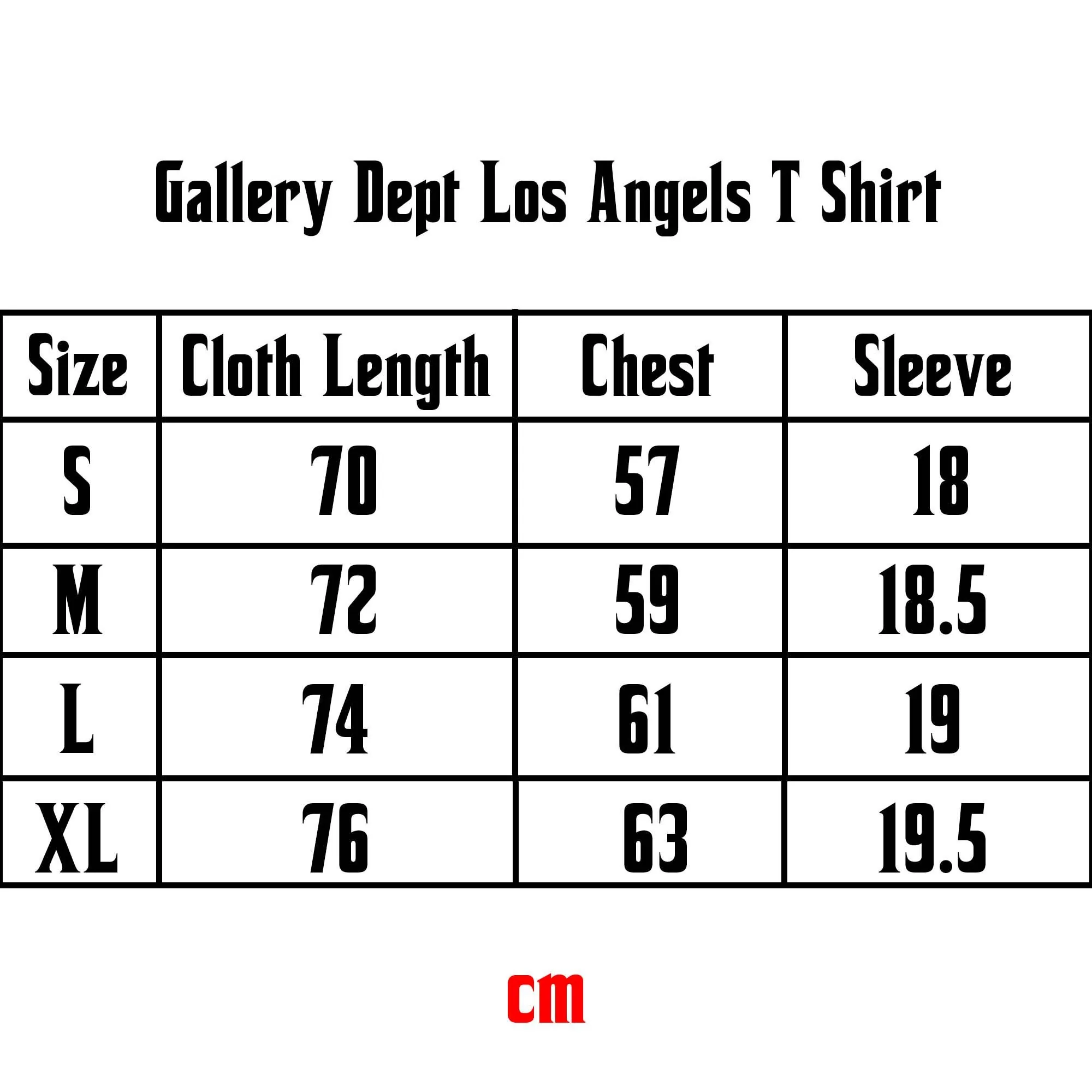 Gallery Dept Los Angels T Shirt gray