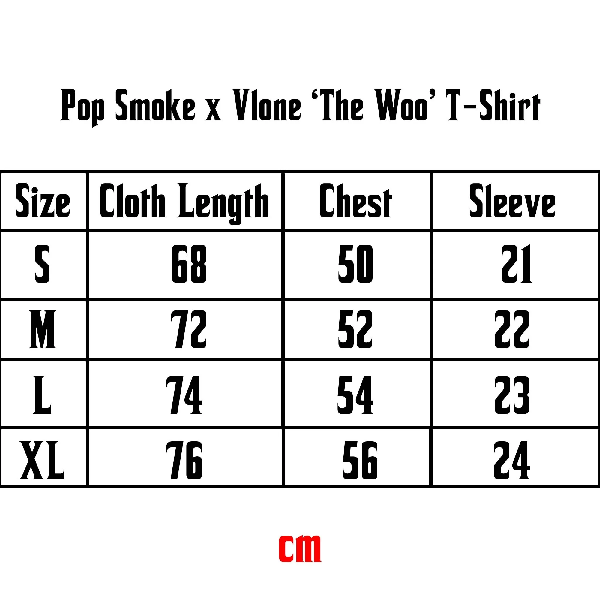Pop Smoke x Vlone ‘The Woo’ Black T-Shirt