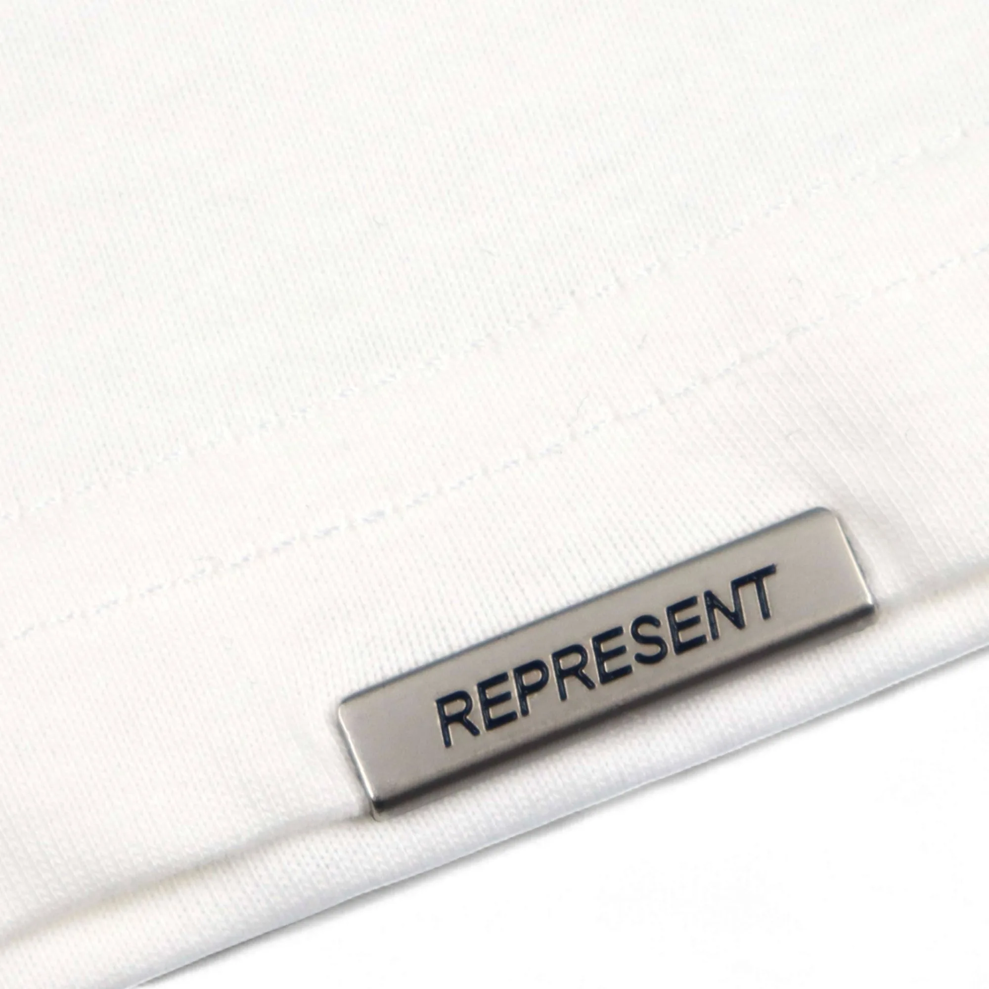 Represent ‘ SHARK JAWS T-SHIRT ‘ flat white