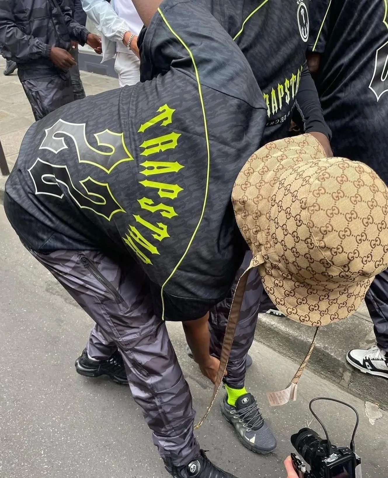 Trapstar Monogram Jersey 'BLACK LIME'