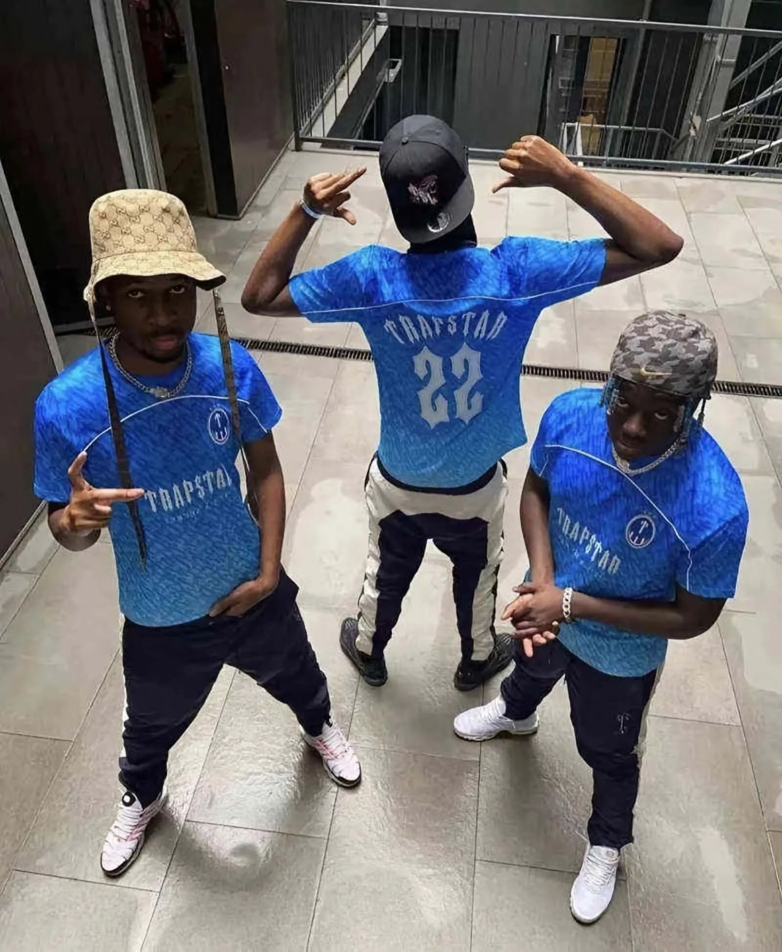 Trapstar Monogram Jersey 'ice Blue'