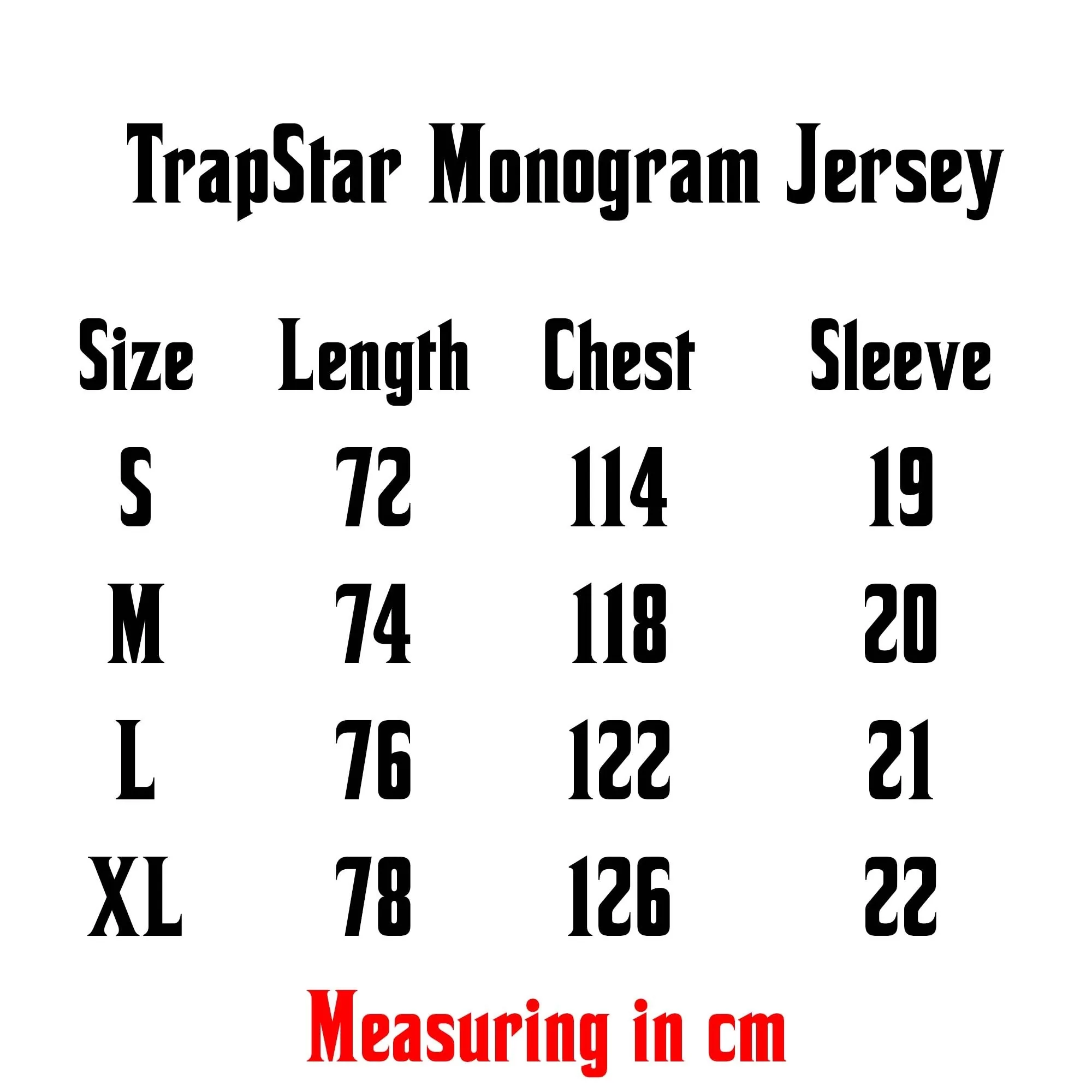Trapstar Monogram Jersey 'ice Blue'