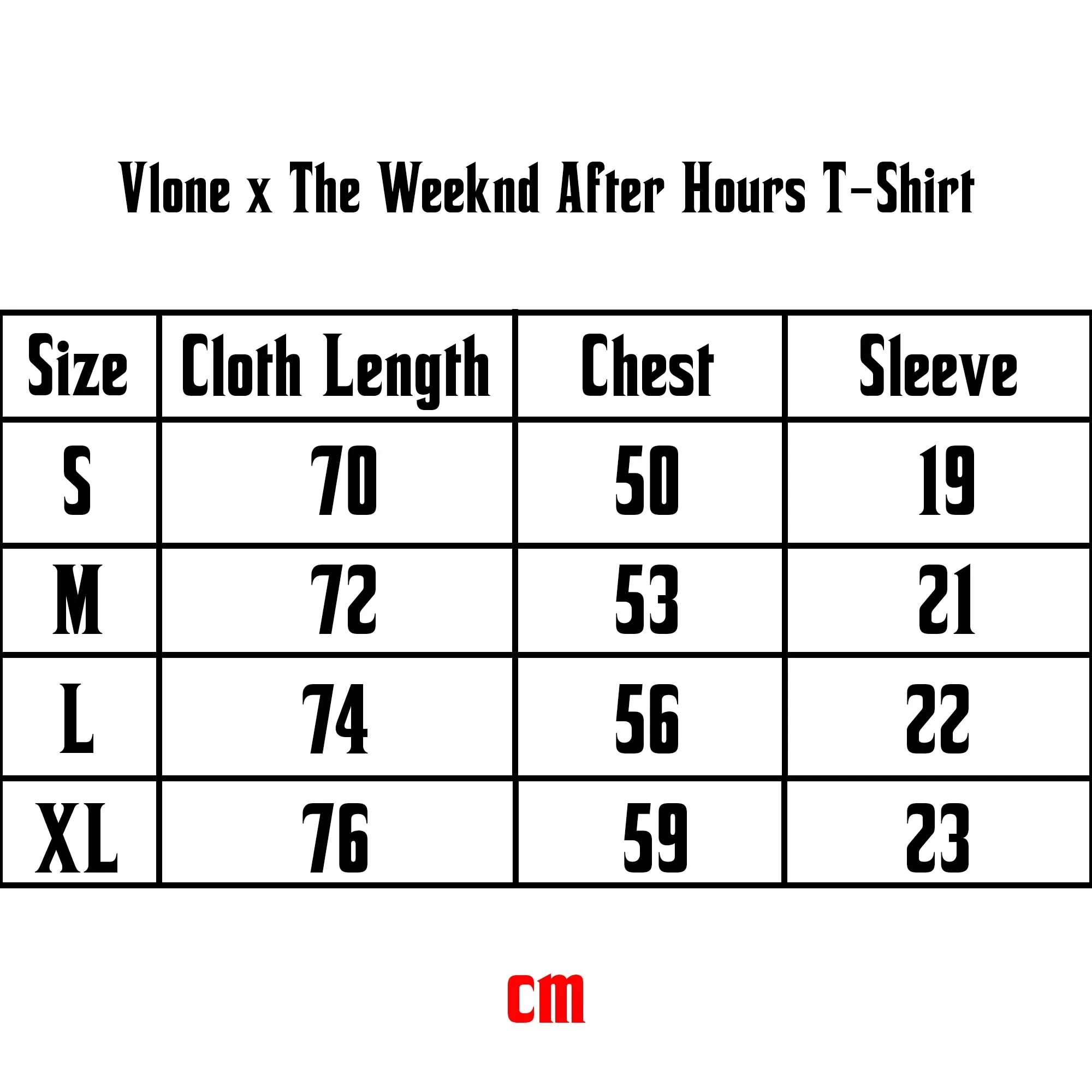 Vlone x The Weeknd After Hours T-Shirt