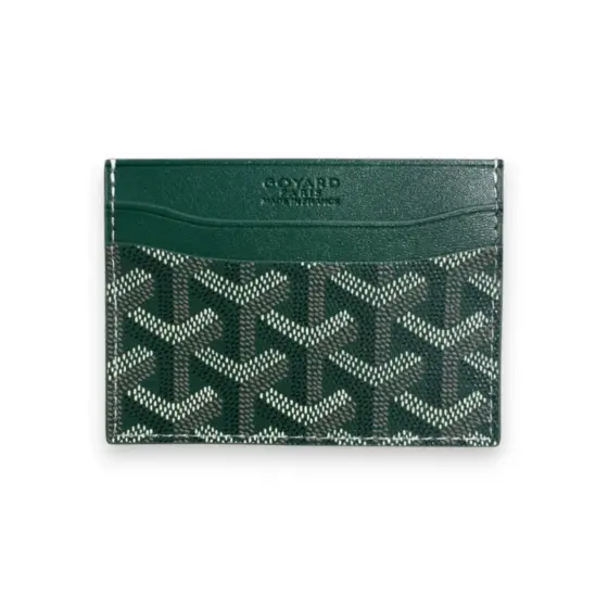 Goyard Card holder Green