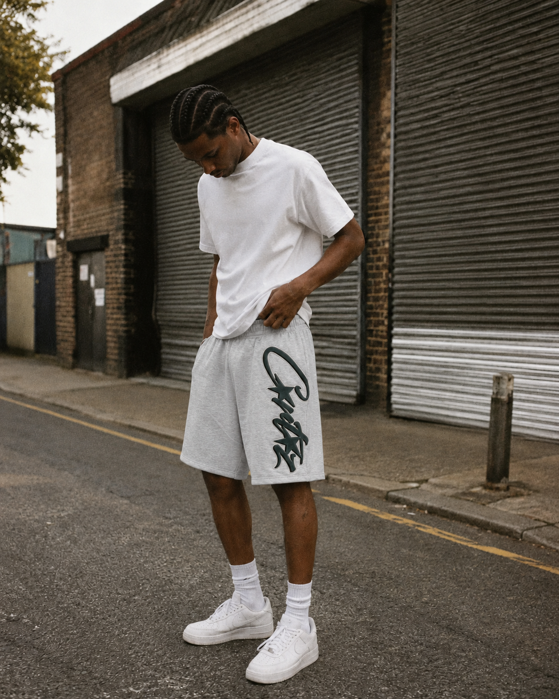 Corteiz Allstarz Shorts - Gray