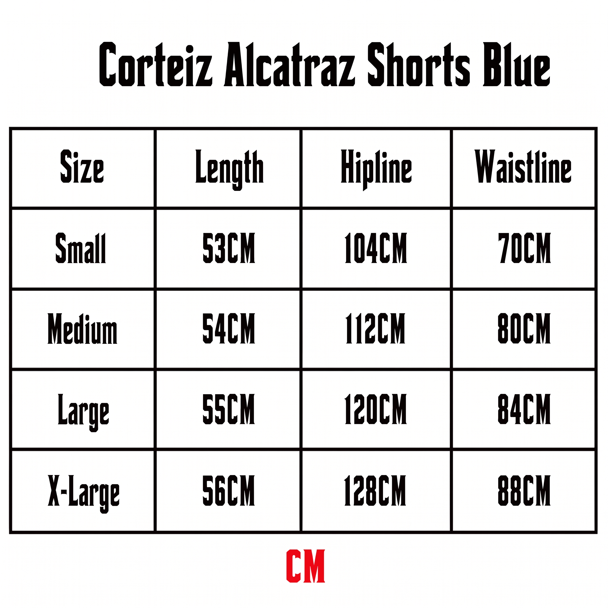 Corteiz Alcatraz Shorts Blue