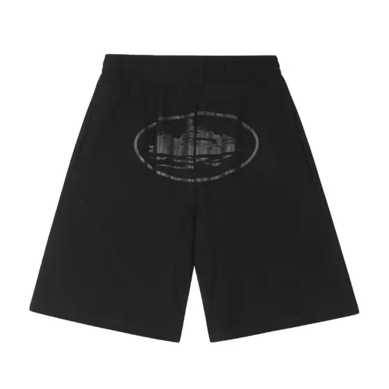 Corteiz Alcatraz Shorts Black/Black