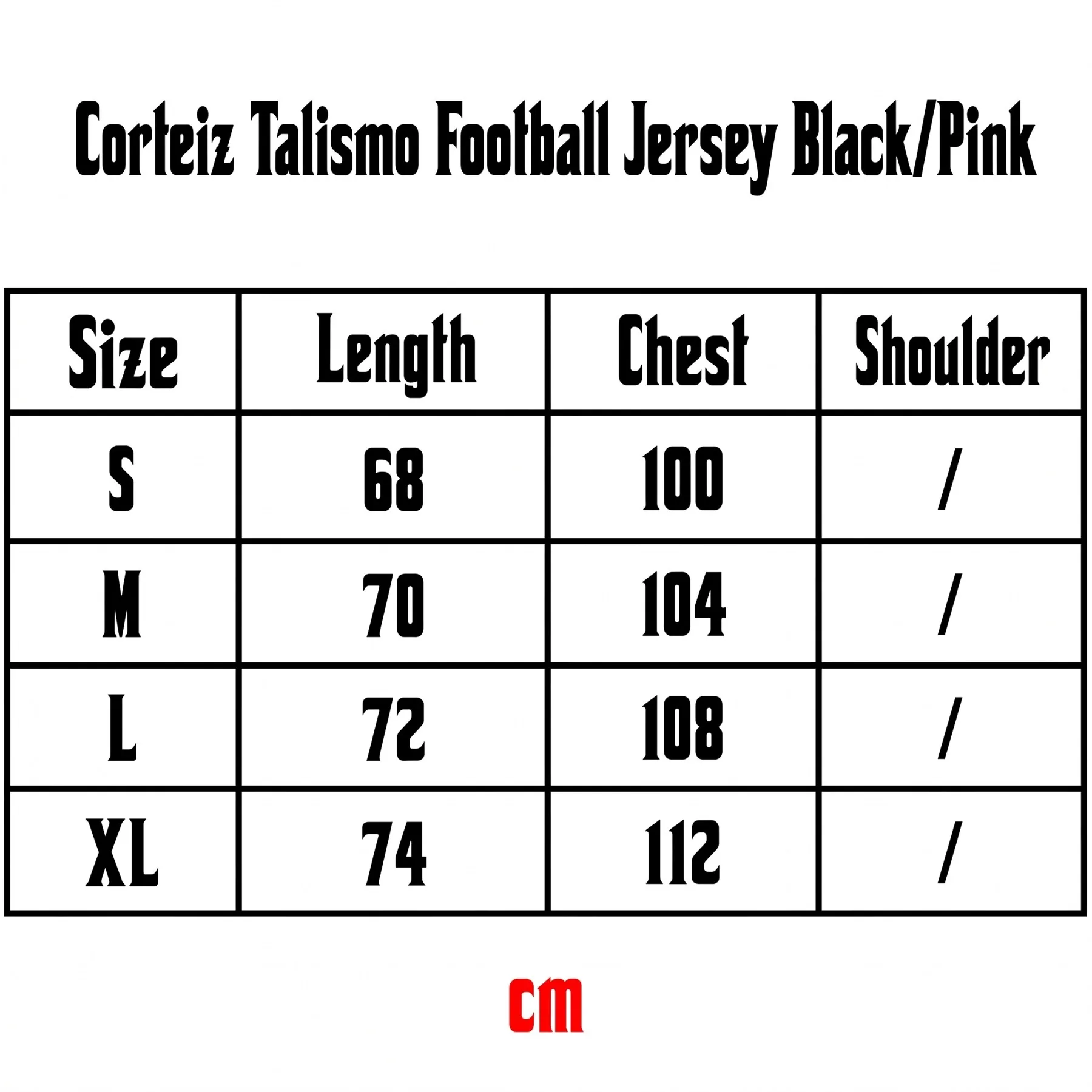 Corteiz Talismo Football Jersey Black/Pink