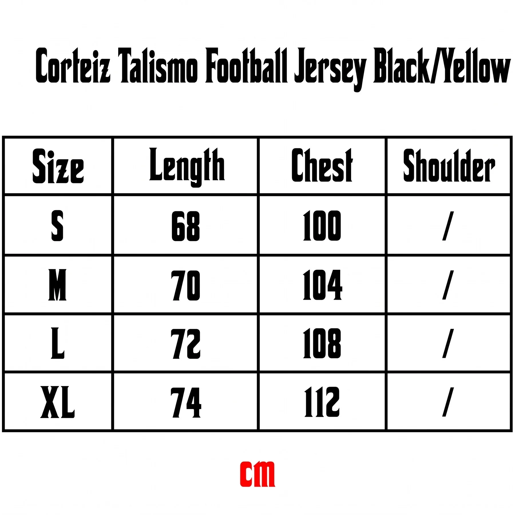 Corteiz Talismo Football Jersey Black/Yellow