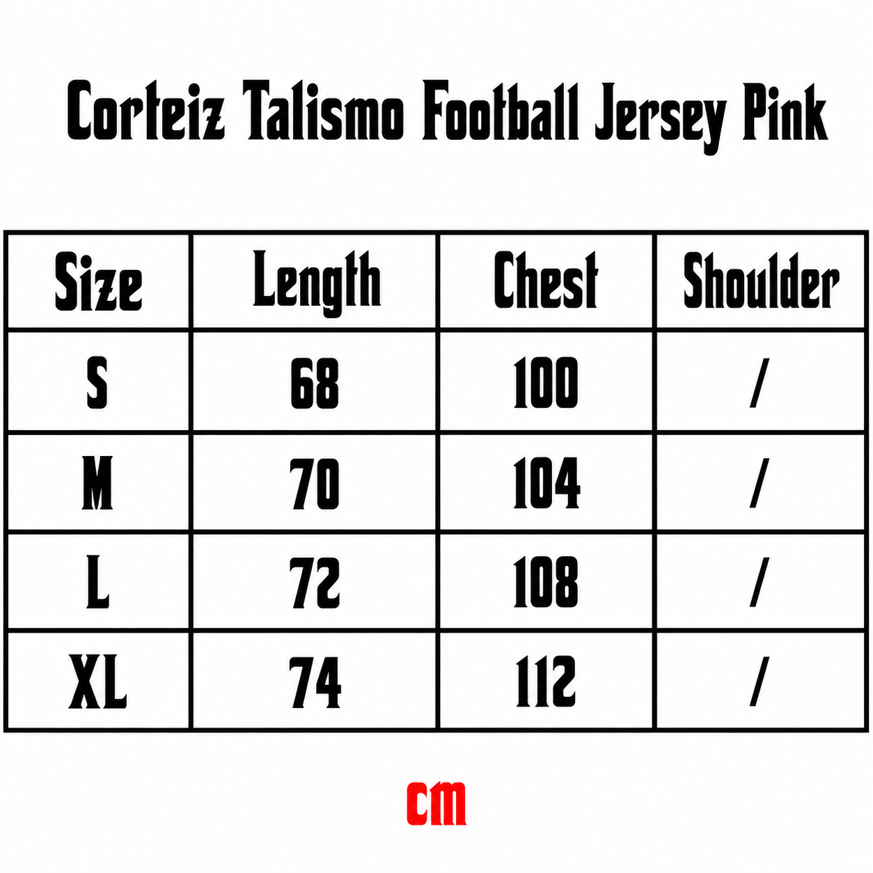 Corteiz Talismo Football Jersey Pink