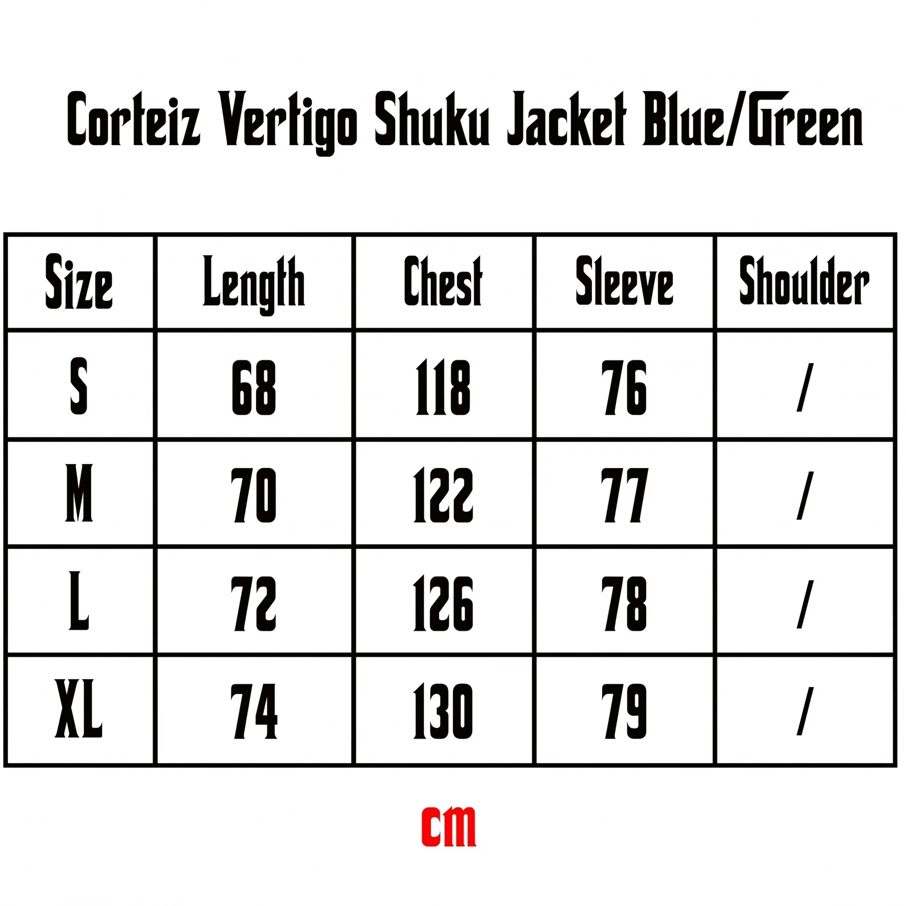 Corteiz Vertigo Shuku Jacket Blue/Green
