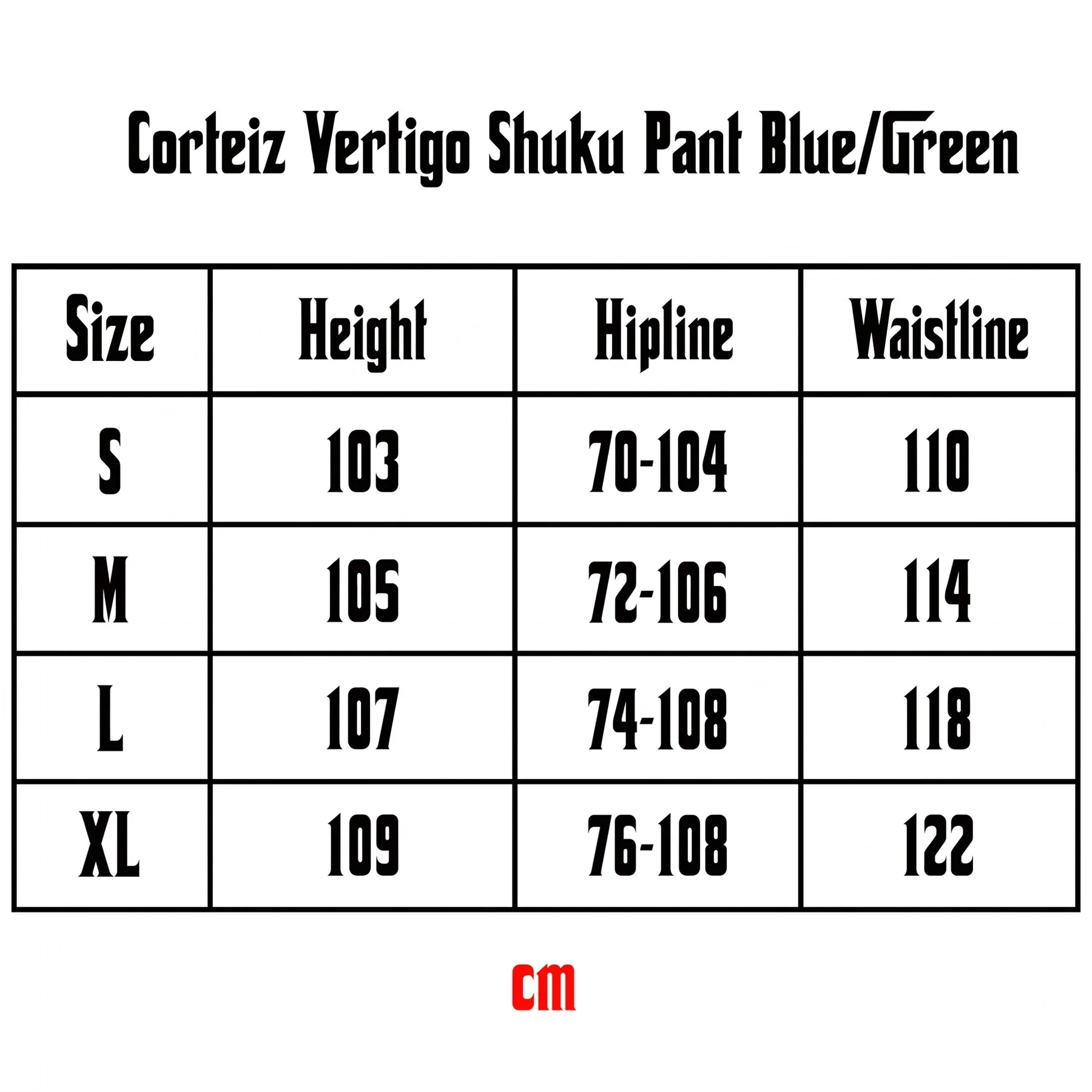 Corteiz Vertigo Shuku Pant Blue/Green
