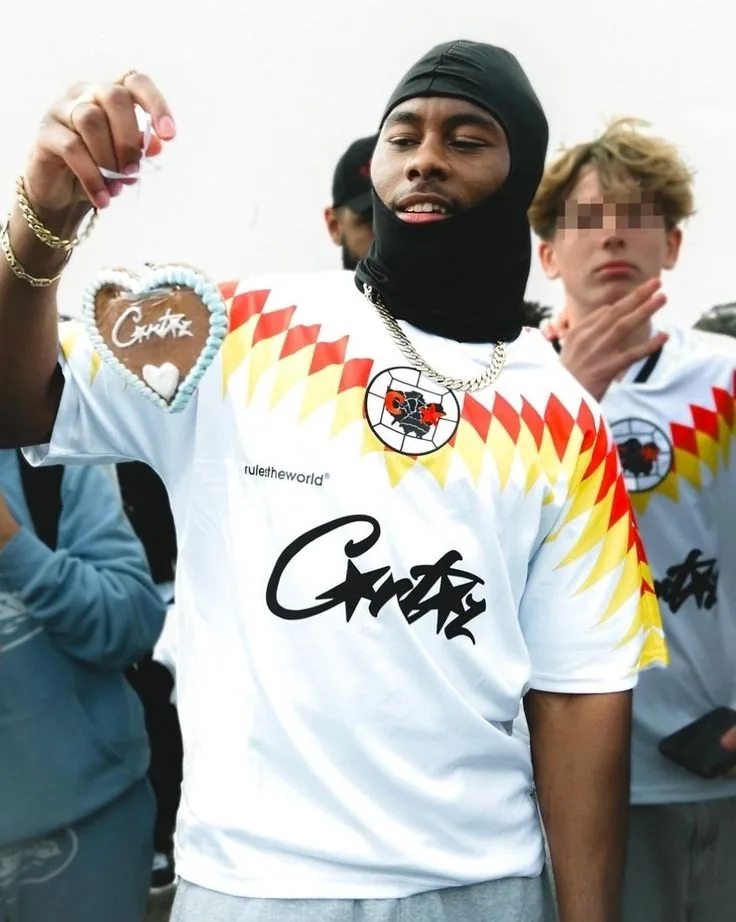 Corteiz Club RTW Football Jersey Tee White