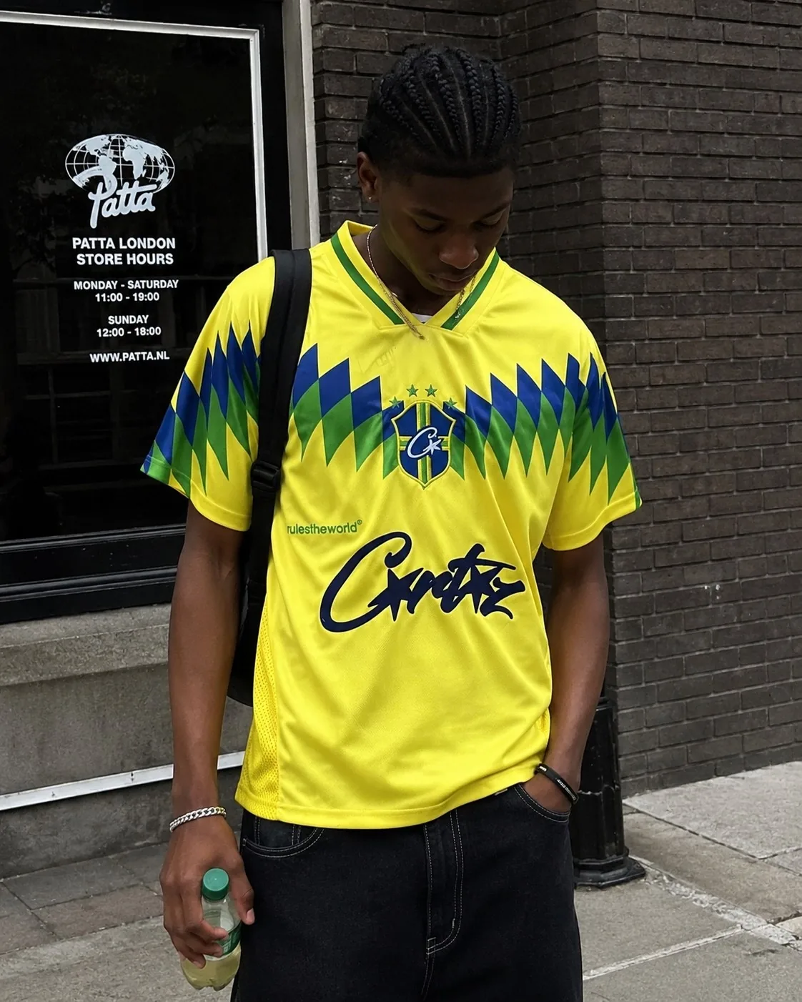 Corteiz Club America Brazil Jersey Yellow