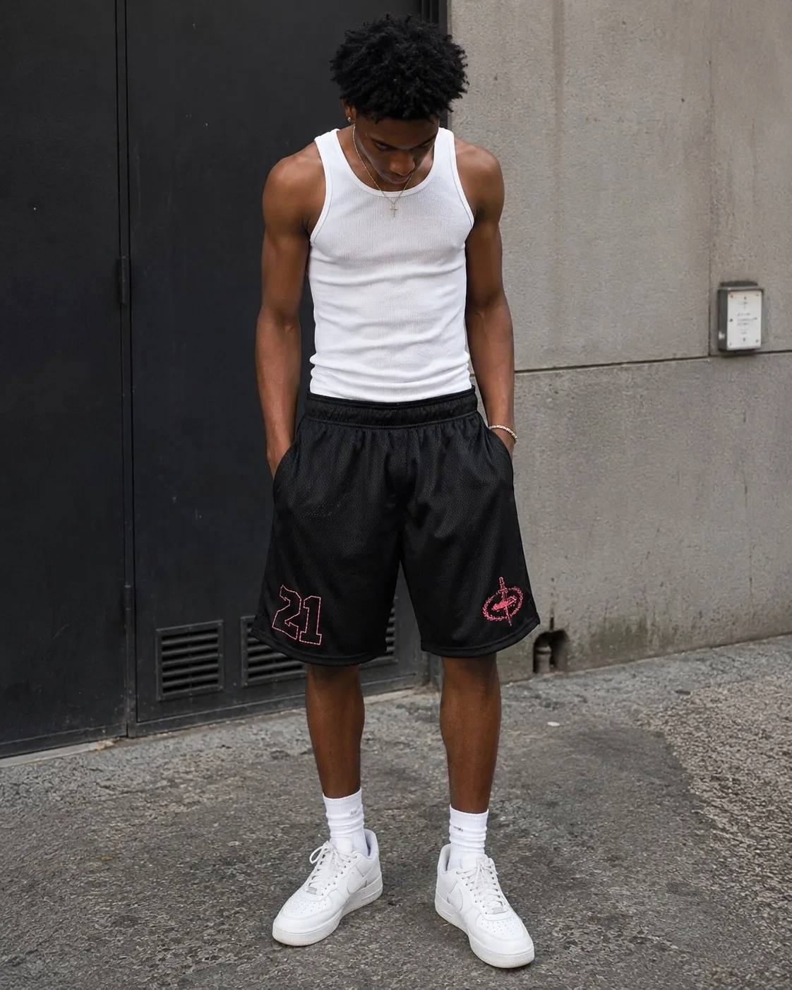 Corteiz x Slaughter Gang 21 Savage Mesh Shorts