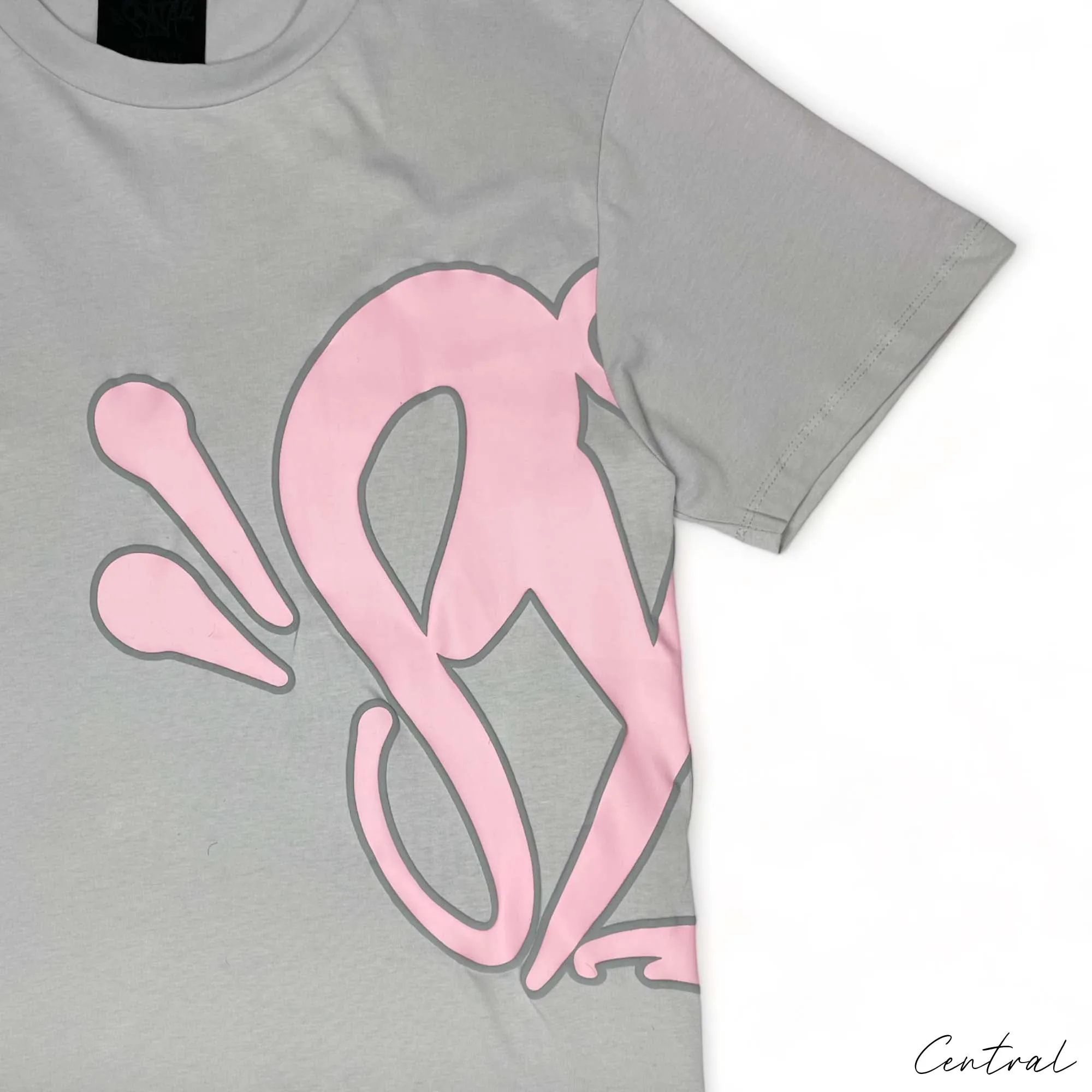Syna World Short Set Gray & Pink