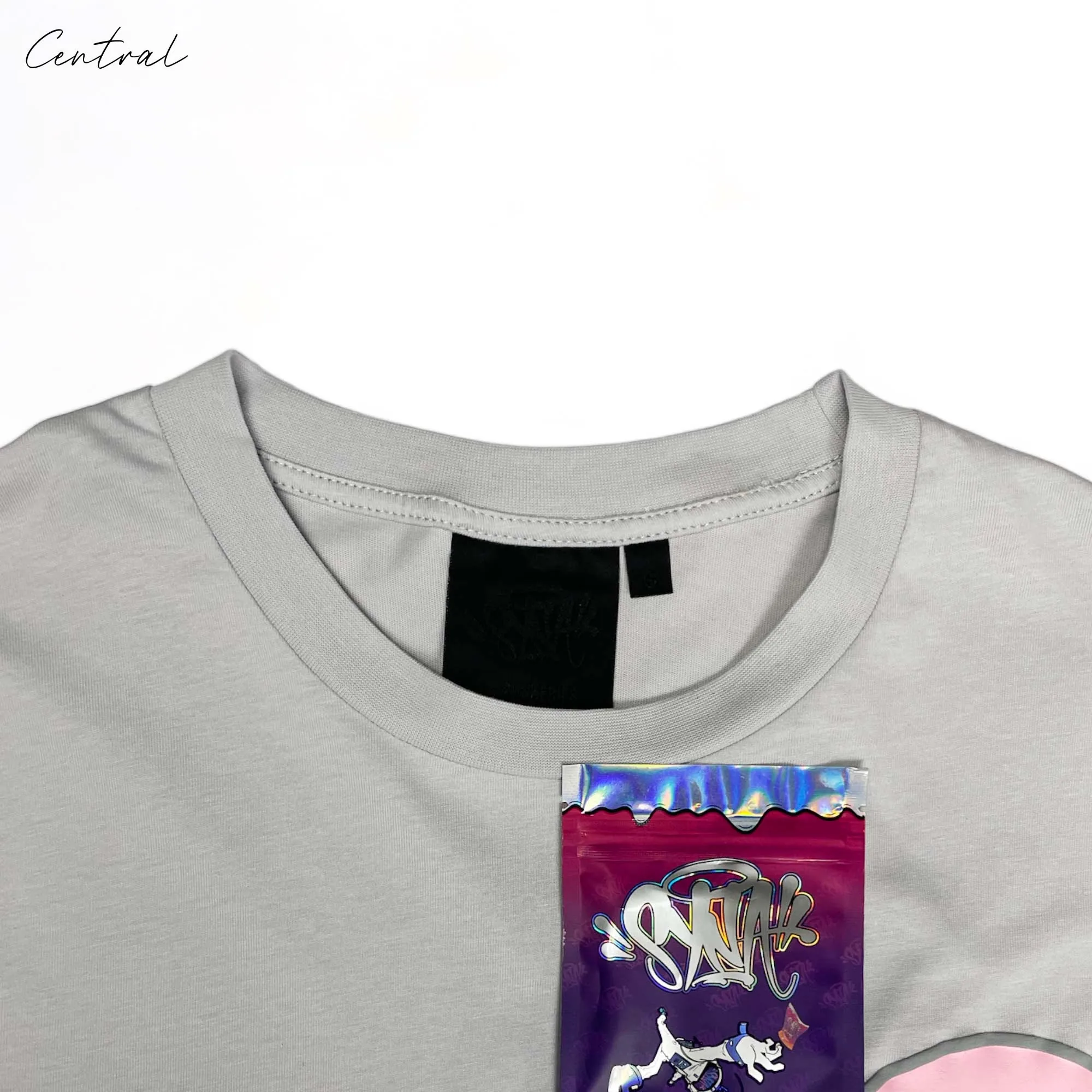 Syna World Short Set Gray & Pink
