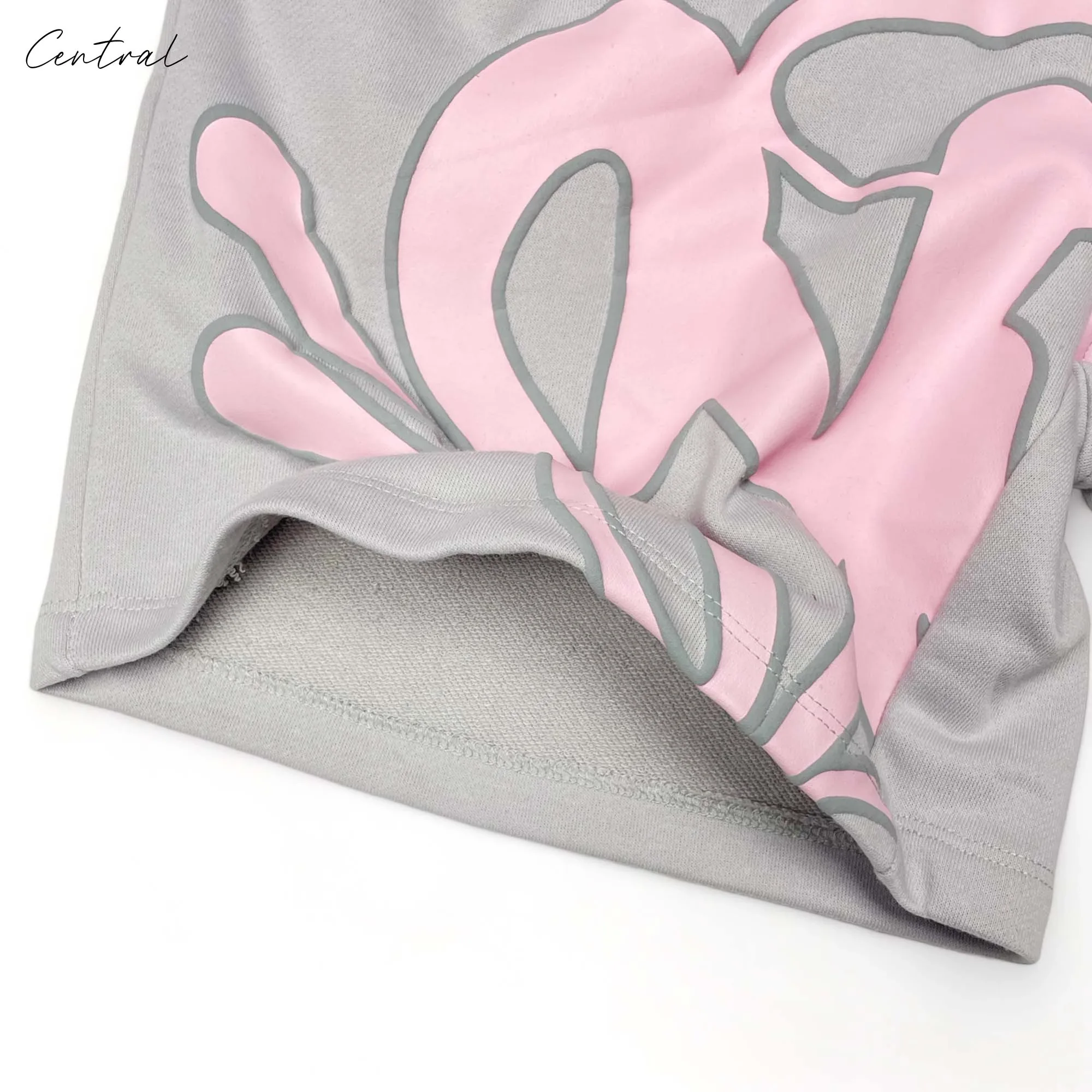 Syna World Short Set Gray & Pink