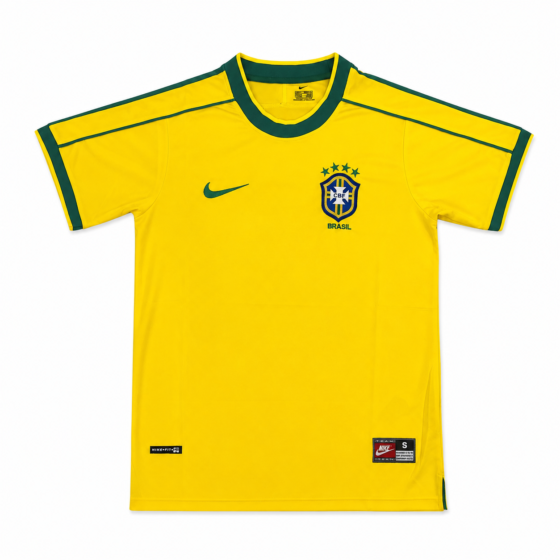 Brazil 1998 Home Retro Jersey