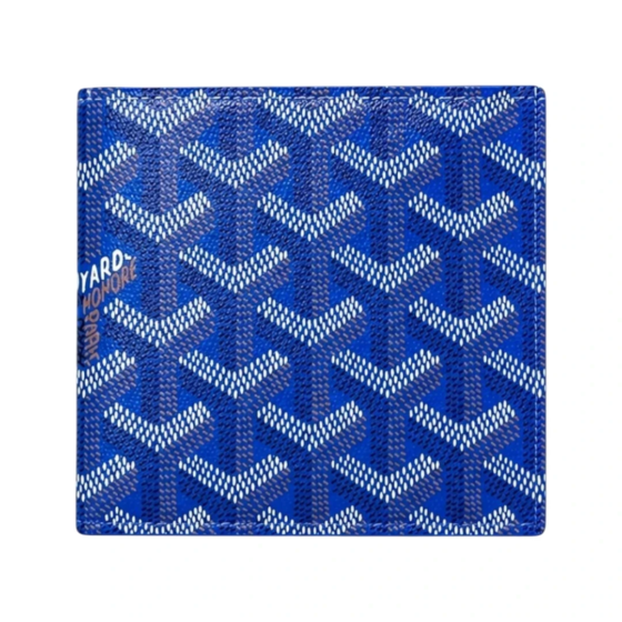 Goyard Card Holder - Blue Gift Box