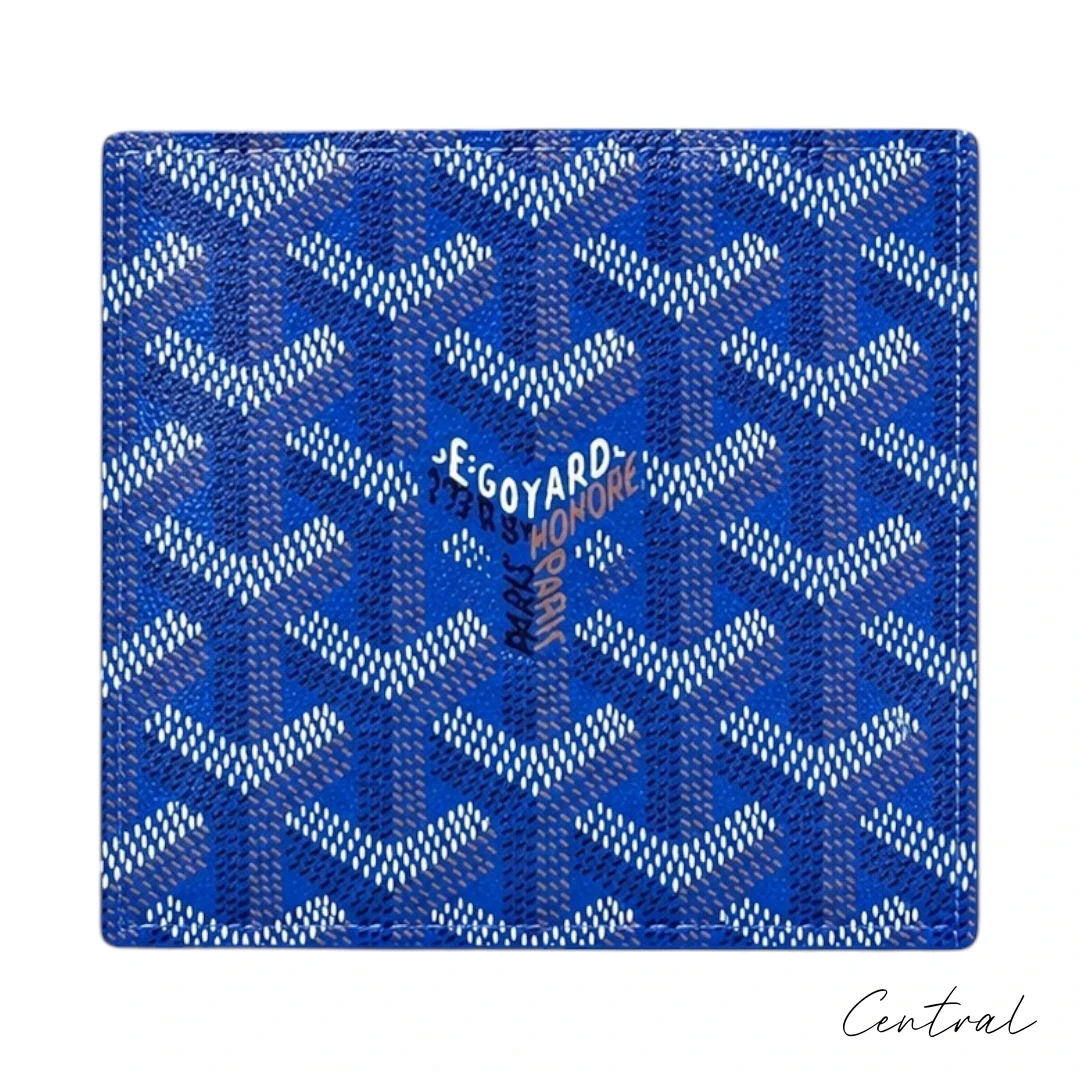Goyard Card Holder - Blue Gift Box