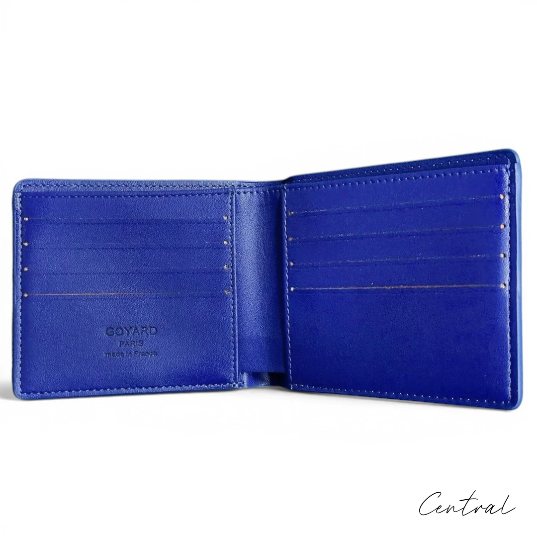 Goyard Card Holder - Blue Gift Box