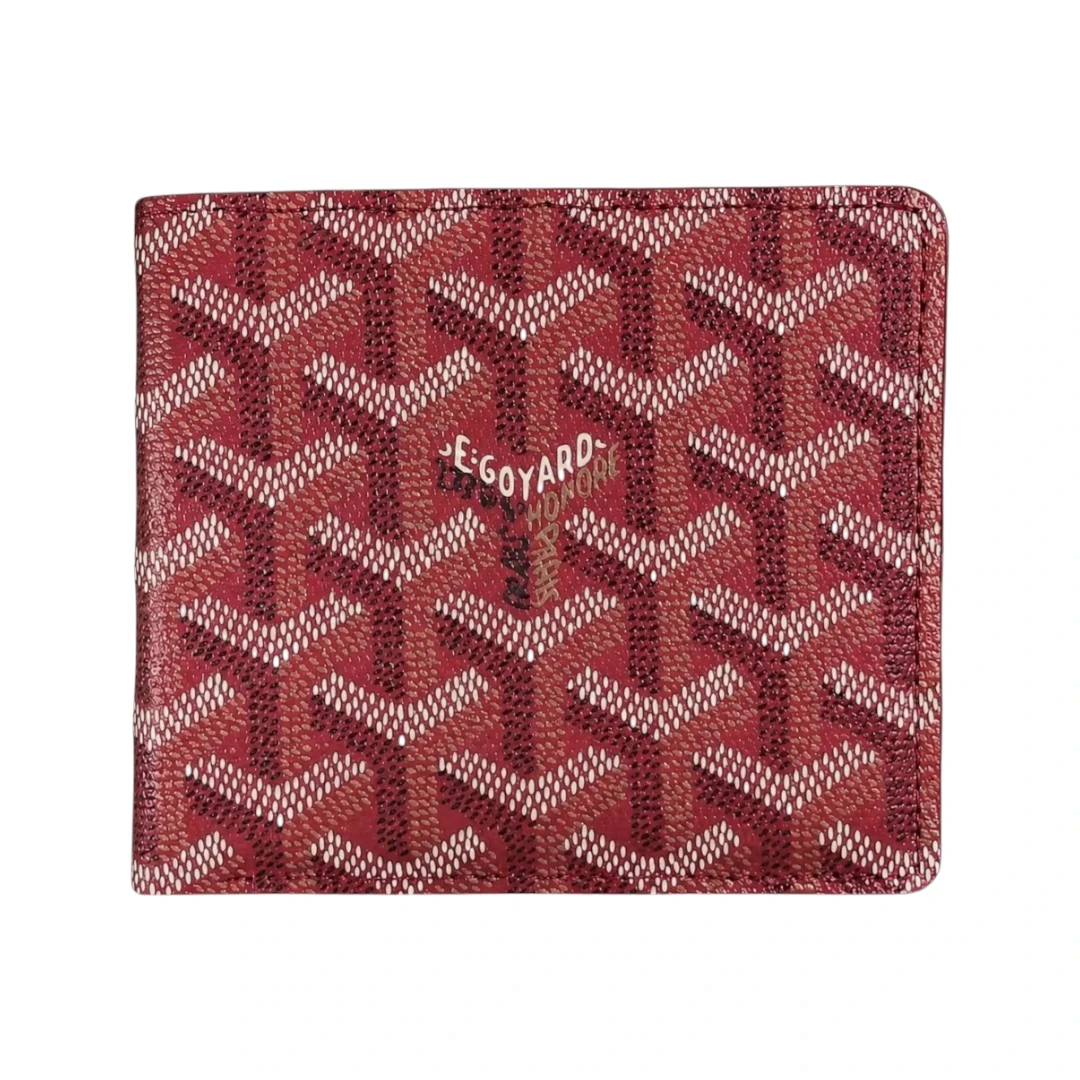 Goyard Card Holder - Burgundy Gift Box