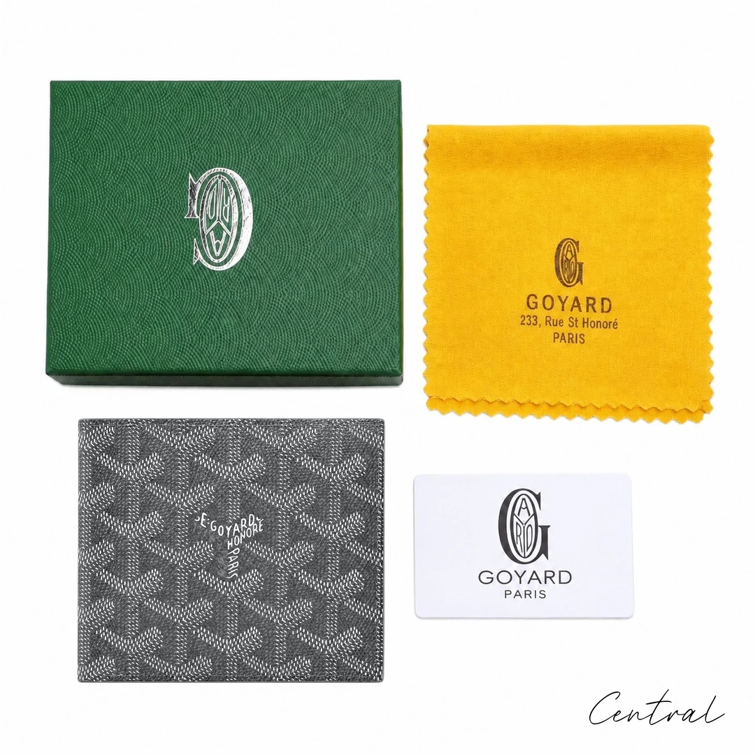 Goyard Card Holder - Gray Gift Box