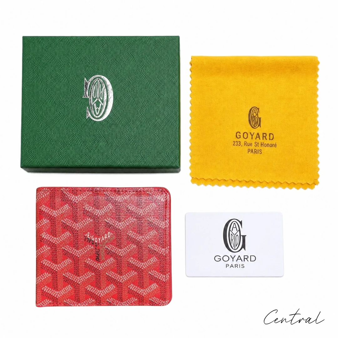 Goyard Card Holder - Red Gift Box
