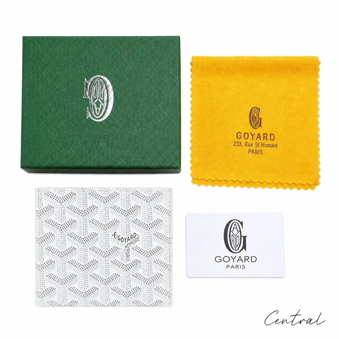 Goyard Card Holder - White Gift Box
