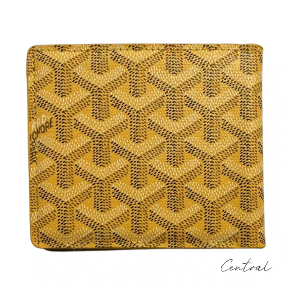Goyard Card Holder - Yellow Gift Box