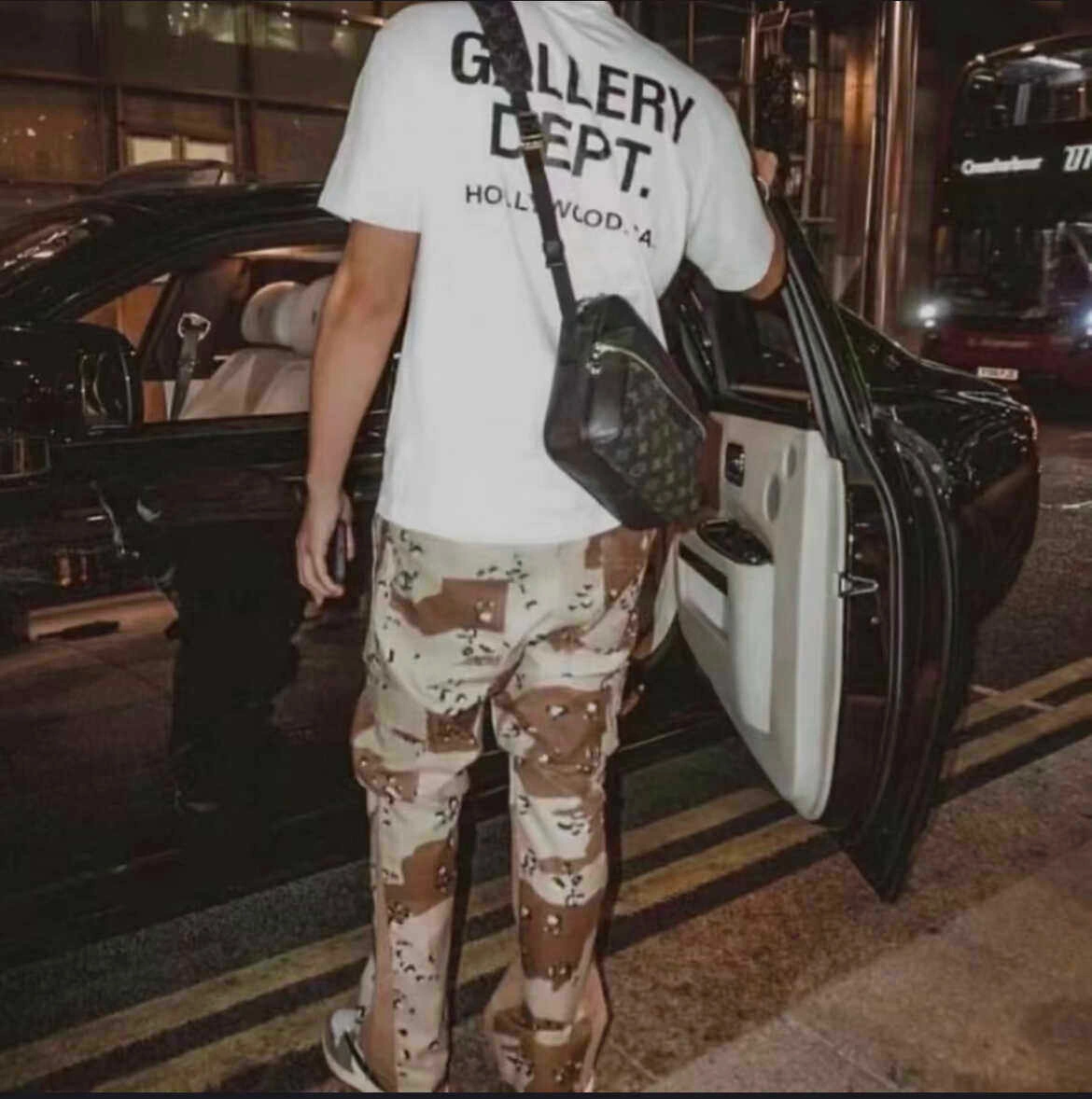 Gallery Dept LA Flare Cargo Pants - Desert Camo