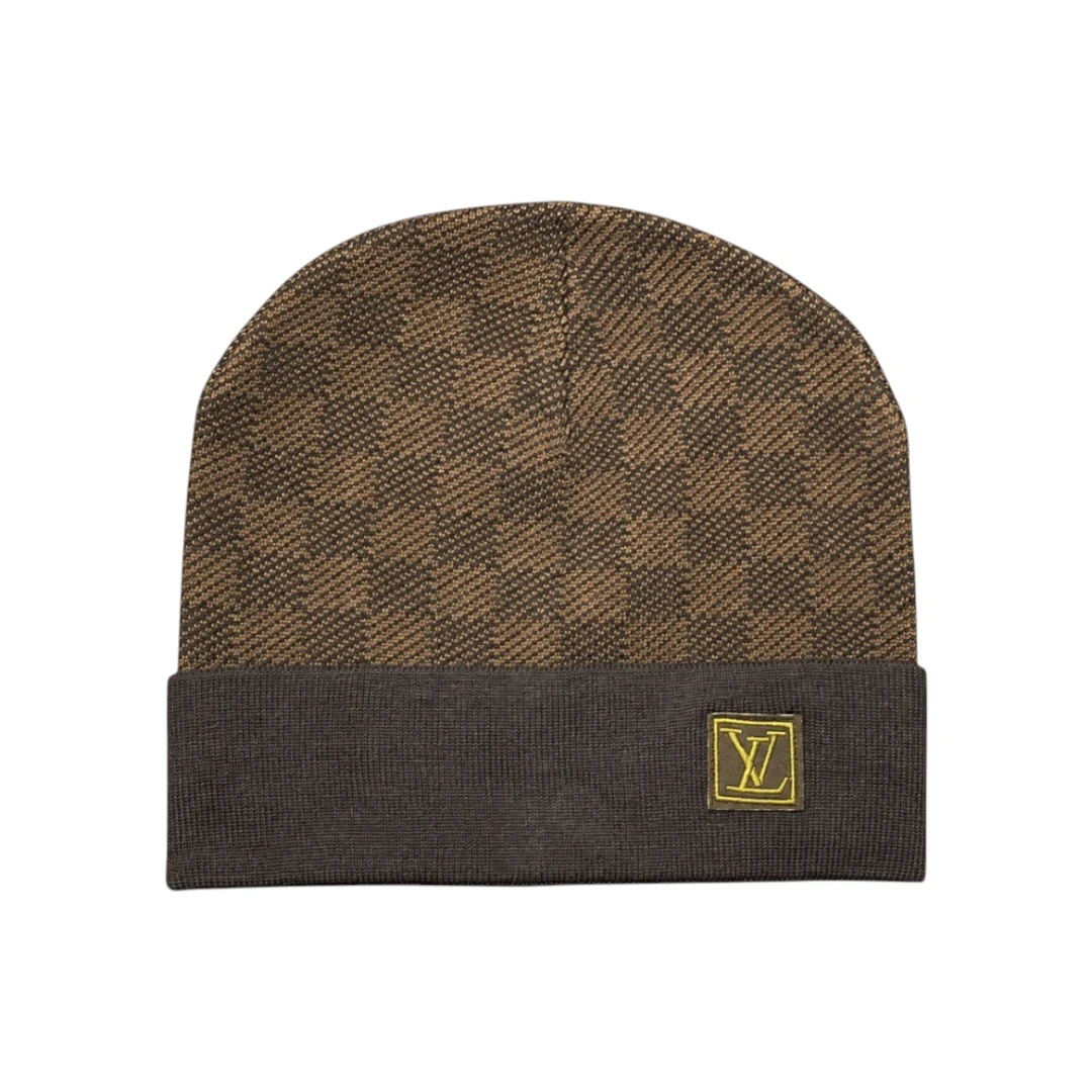 LV Damier Beanie - Brown