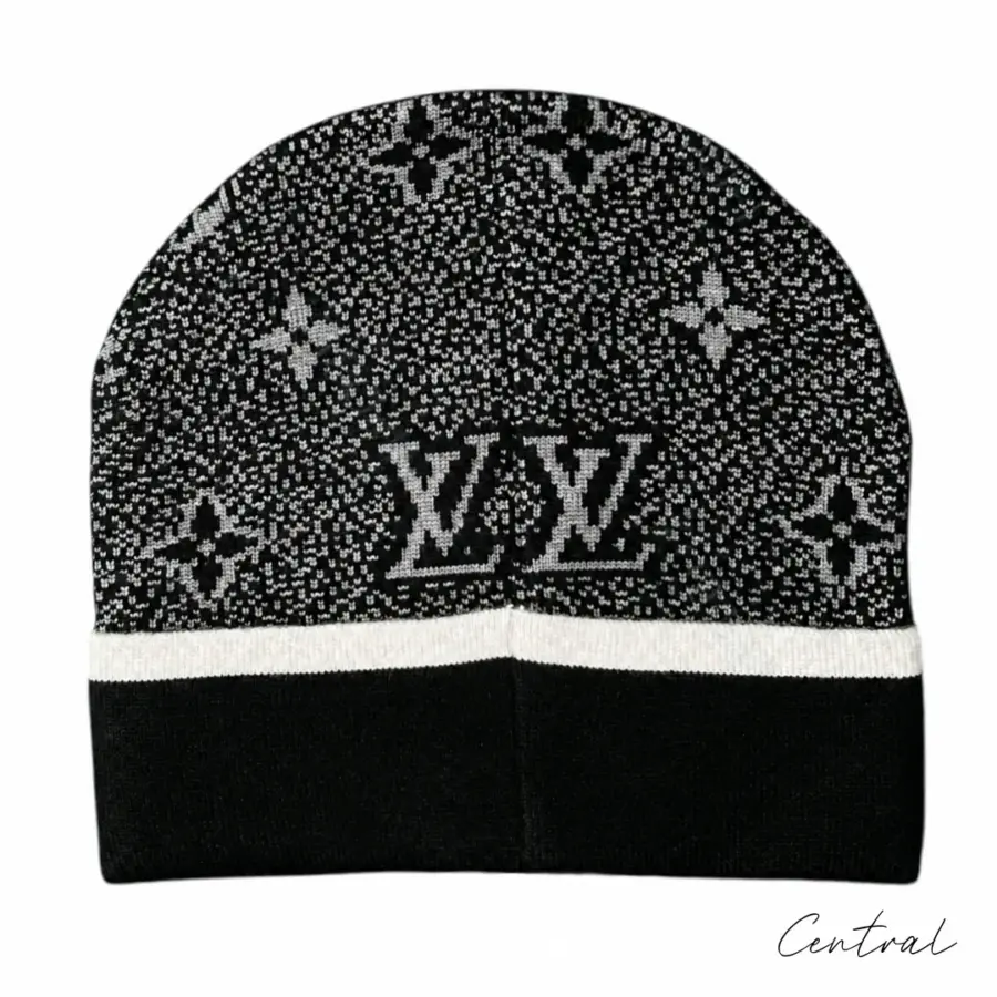 LV Monogram Beanie - Grey - Image 2