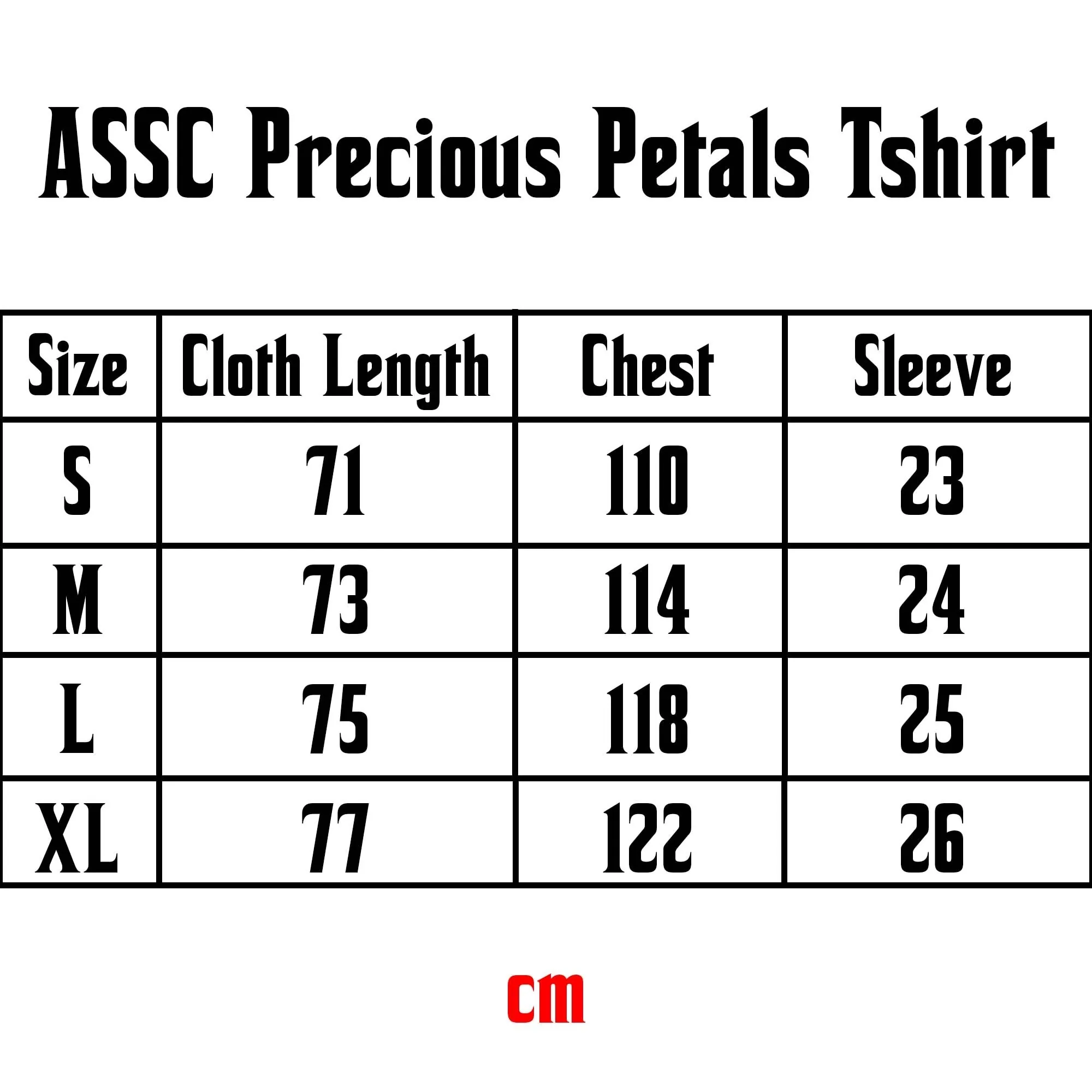 ASSC Precious Petals T-shirt