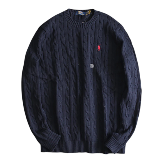 Polo Ralph Lauren Cable-Knit Cotton Jumper - Royal Blue