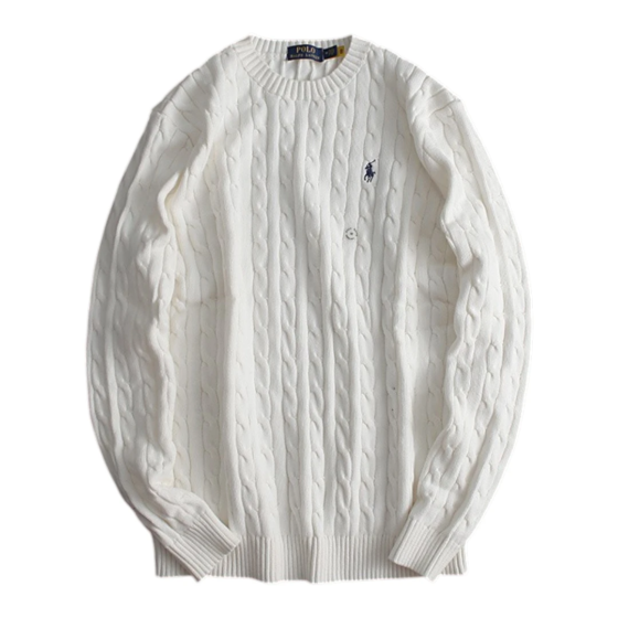 Polo Ralph Lauren | Cable-Knit Cotton Jumper “White”
