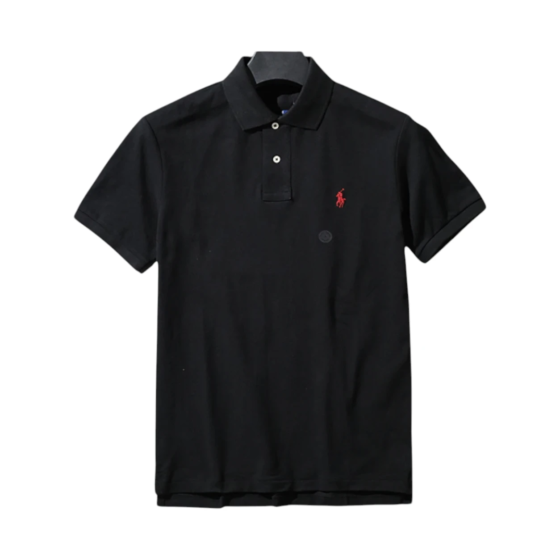 Ralph Lauren Classic Polo Shirt - Black Red