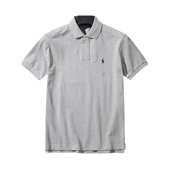 Ralph Lauren Classic Polo Shirt - Light Grey