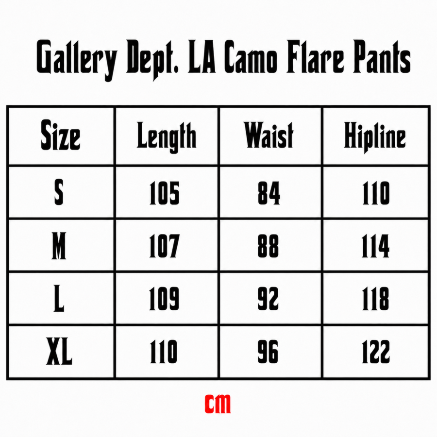 Gallery Dept. LA Camo Flare Pants – Camo