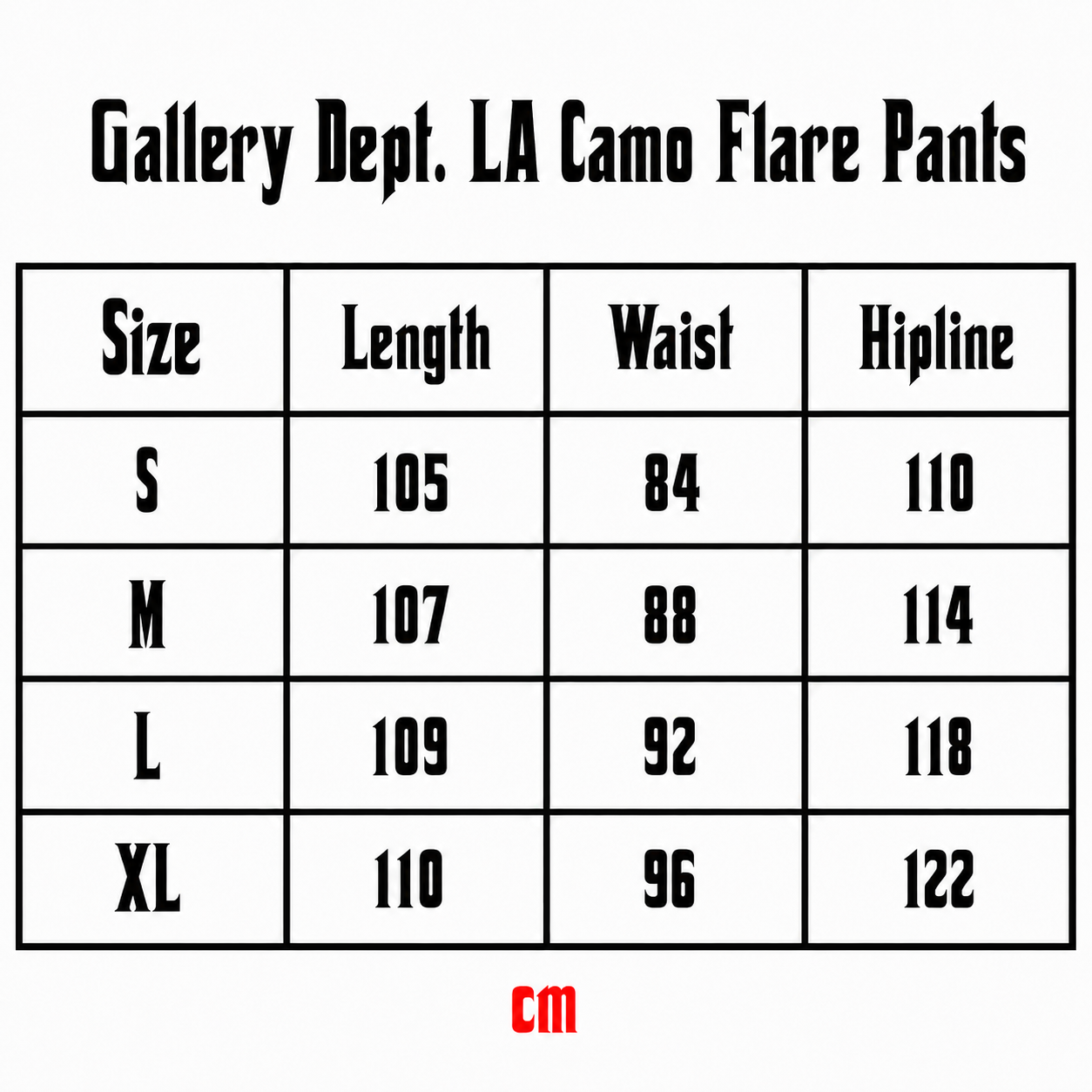 Gallery Dept. LA Camo Flare Pants – Camo